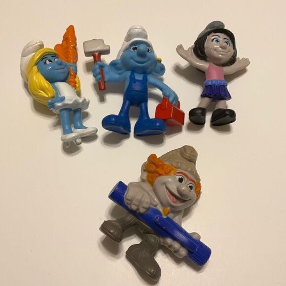 Bundle of 4 2013 McDonald’s Smurfs - Picture 10 of 13
